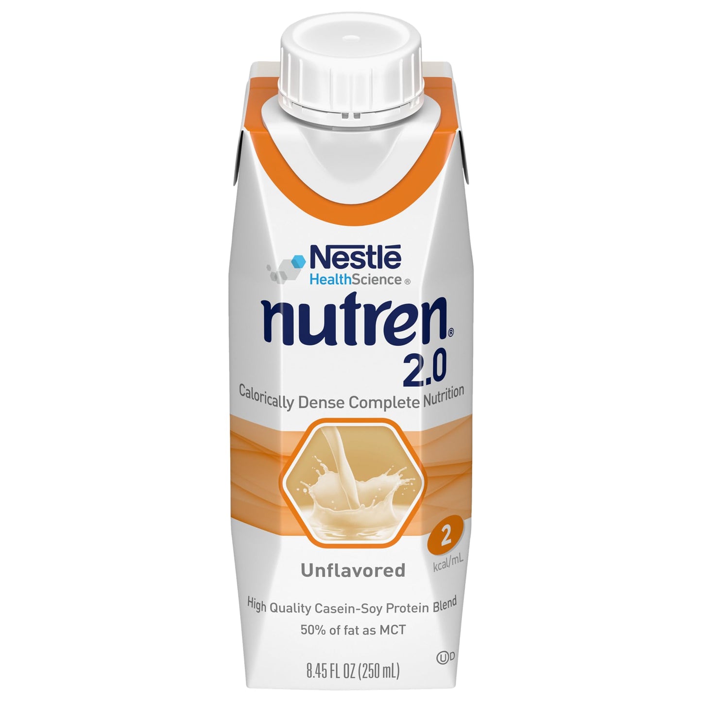 Nestle Nutren 1.5 Tube Feeding Formula Unflavored 250 mL Carton 24 Ct