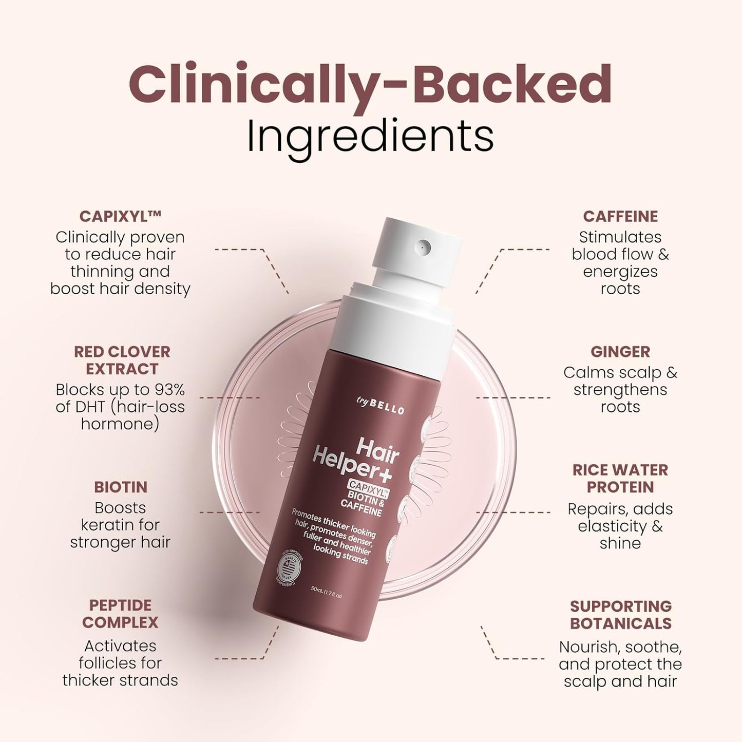 Trybello Hair Helper Spray + Hair Helper+ Spray