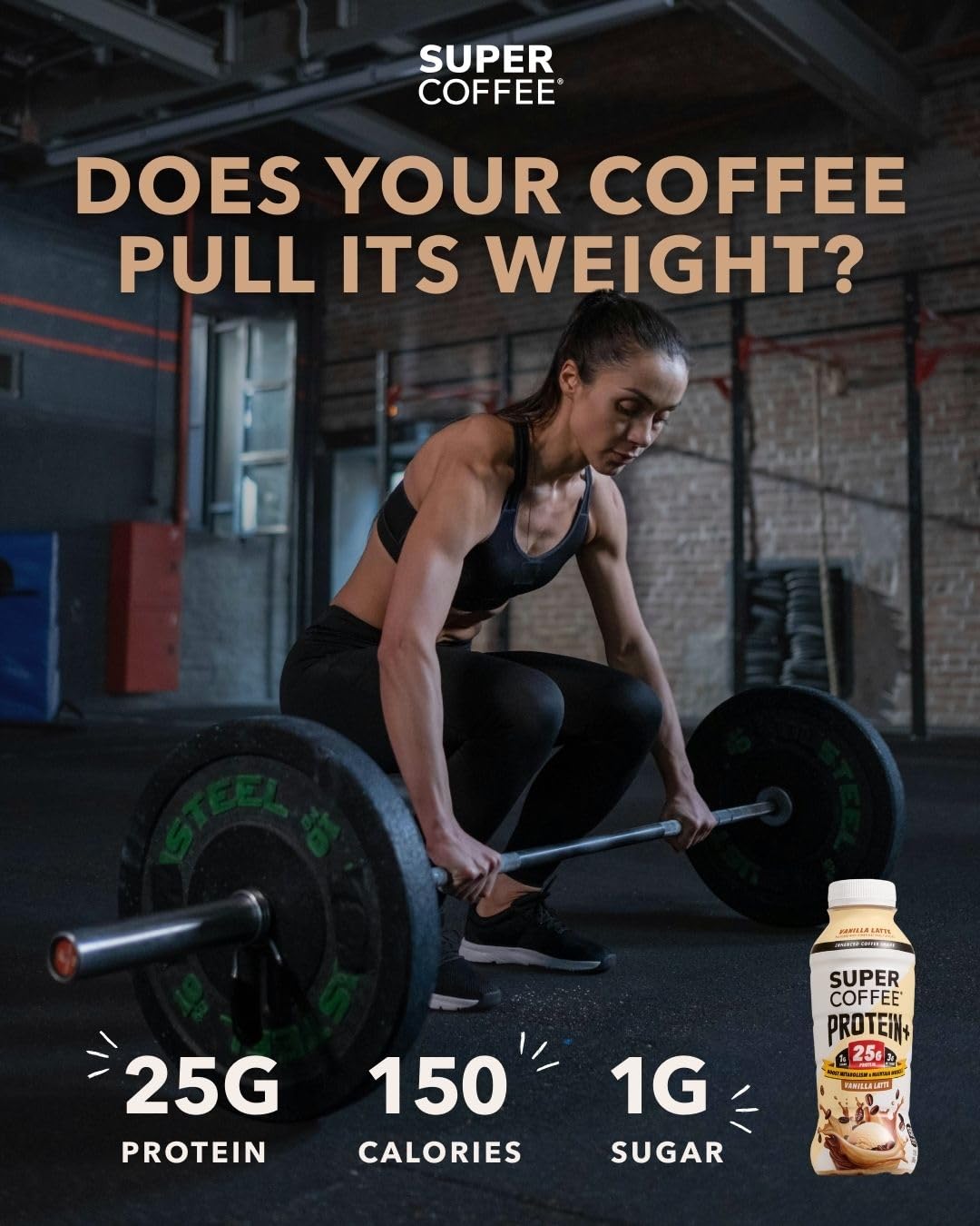 Super Coffee Protein+ Vanilla Protein Coffee 0g Sugar 25g Protein 11oz 18Pk
