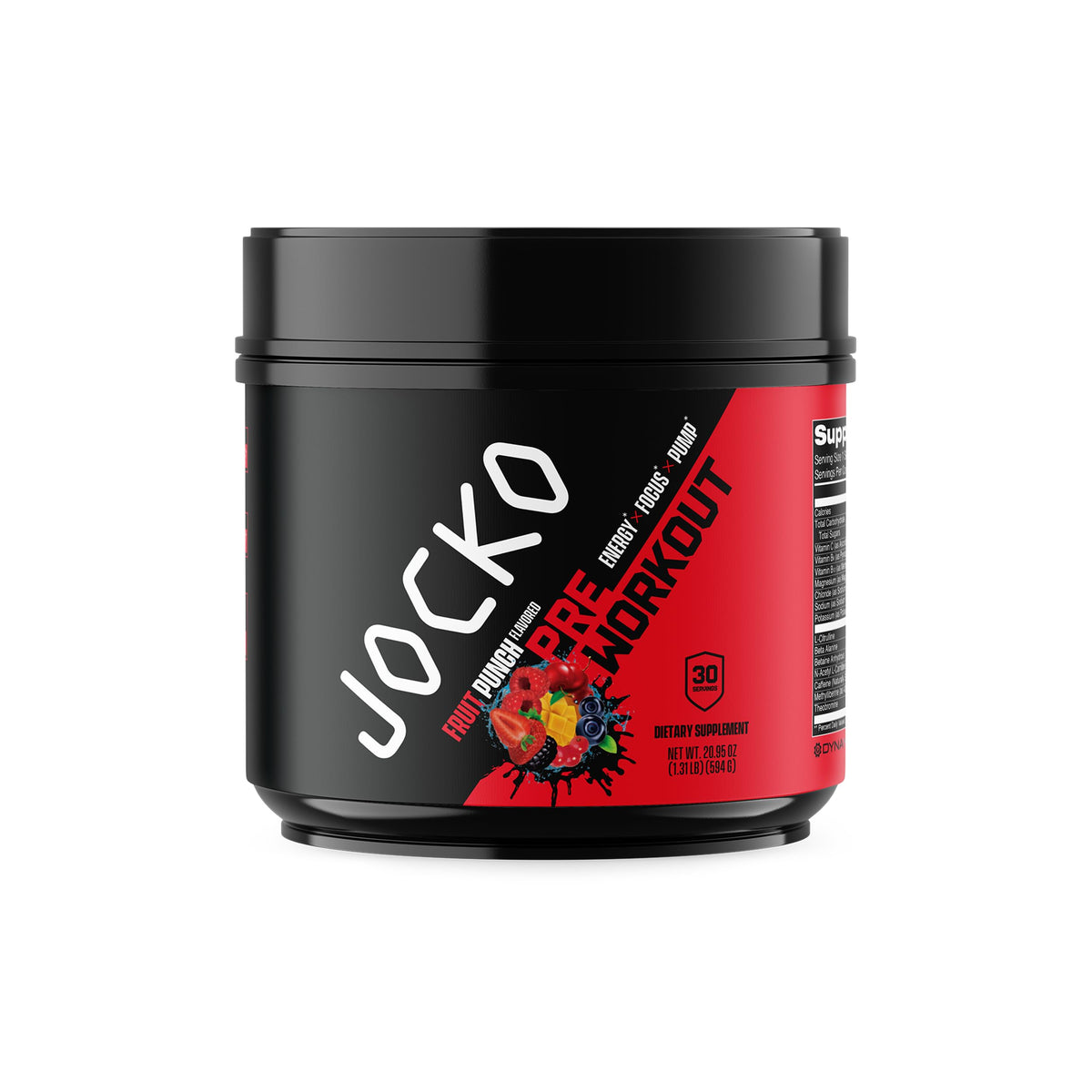 Jocko Fuel High Stim Pre Workout Powder, Nitro Pop | 30 Servings