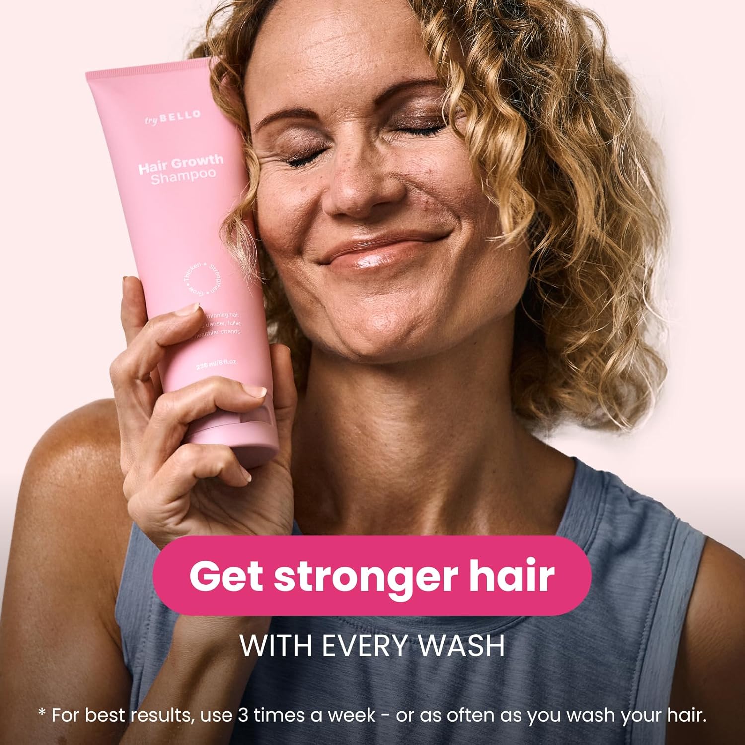 Trybello Hair Helper+ Spray + Hair Growth Shampoo + Hair Growth Conditioner