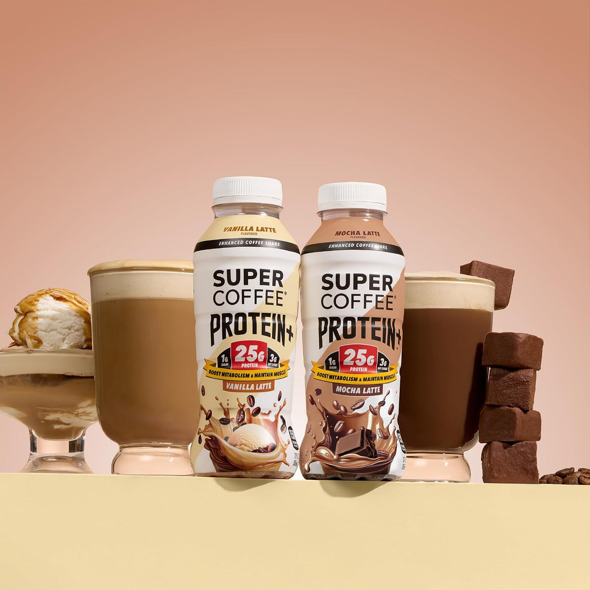 Super Coffee Protein+ Vanilla Protein Coffee 0g Sugar 25g Protein 11oz 18Pk