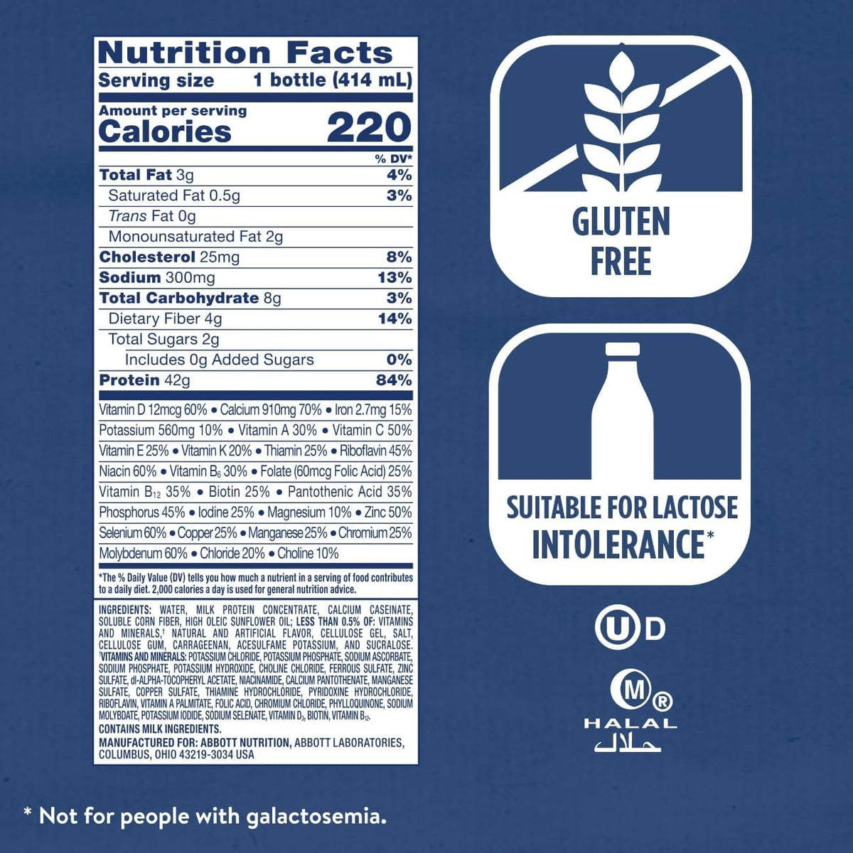 Ensure Max Protein French Vanilla Shake, 42g High Protein, 12 Pack