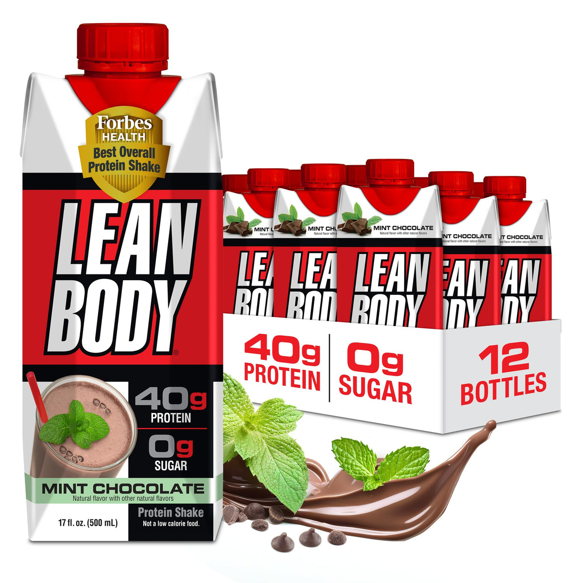 LABRADA Nutrition - Lean Body RTD Whey Protein Shake, Convenient On-The-Go Meal Replacement Shake for Men & Women, 20 Grams of Protein – Zero Sugar, Lactose & Gluten Free, Vanilla (Pack of 16)