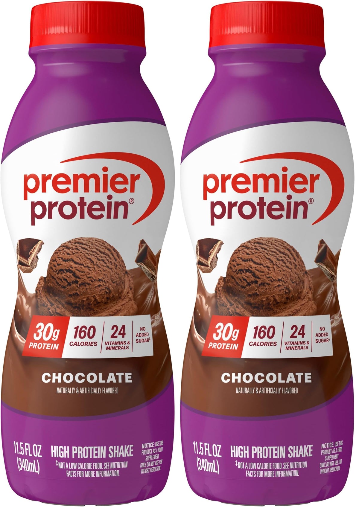 Premier Protein 30g High Protein Shake, Cookies & Cream, 12 Pack | 160 Calories, 24 Vitamins & Minerals, No Added Sugar, Supports Muscle Health, Gluten-Free, 11.5 oz